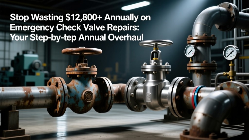 Stop Wasting $12.8K/Year on Check Valve Repairs