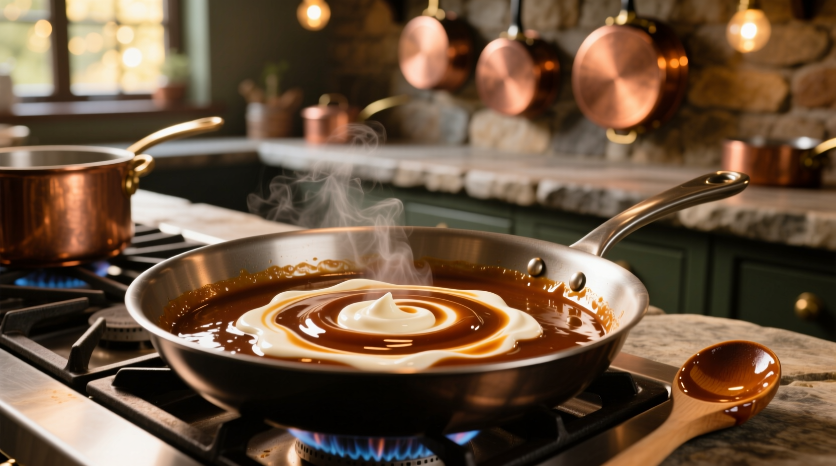 thicken your pan sauce with sour cream