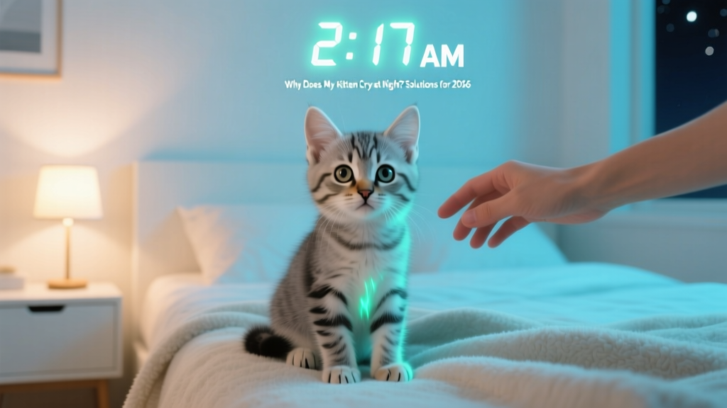 Why Does My Kitten Cry at Night? Solutions for 2026