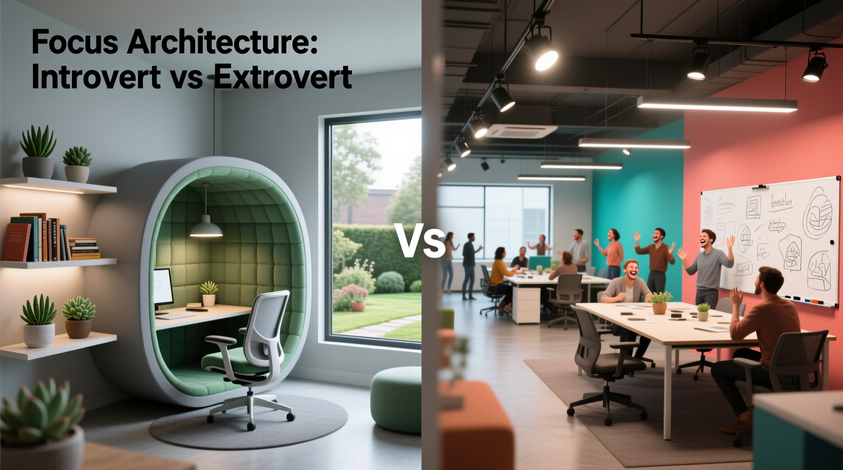 introvert vs extrovert workspaces which layout enhances focus