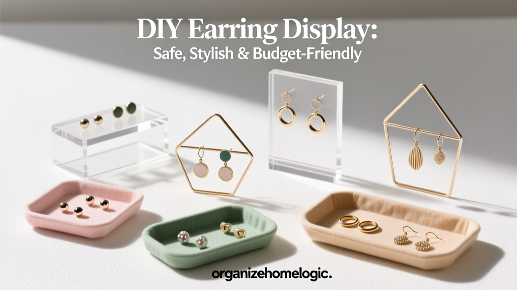 DIY Earring Display: Safe, Stylish & Budget-Friendly