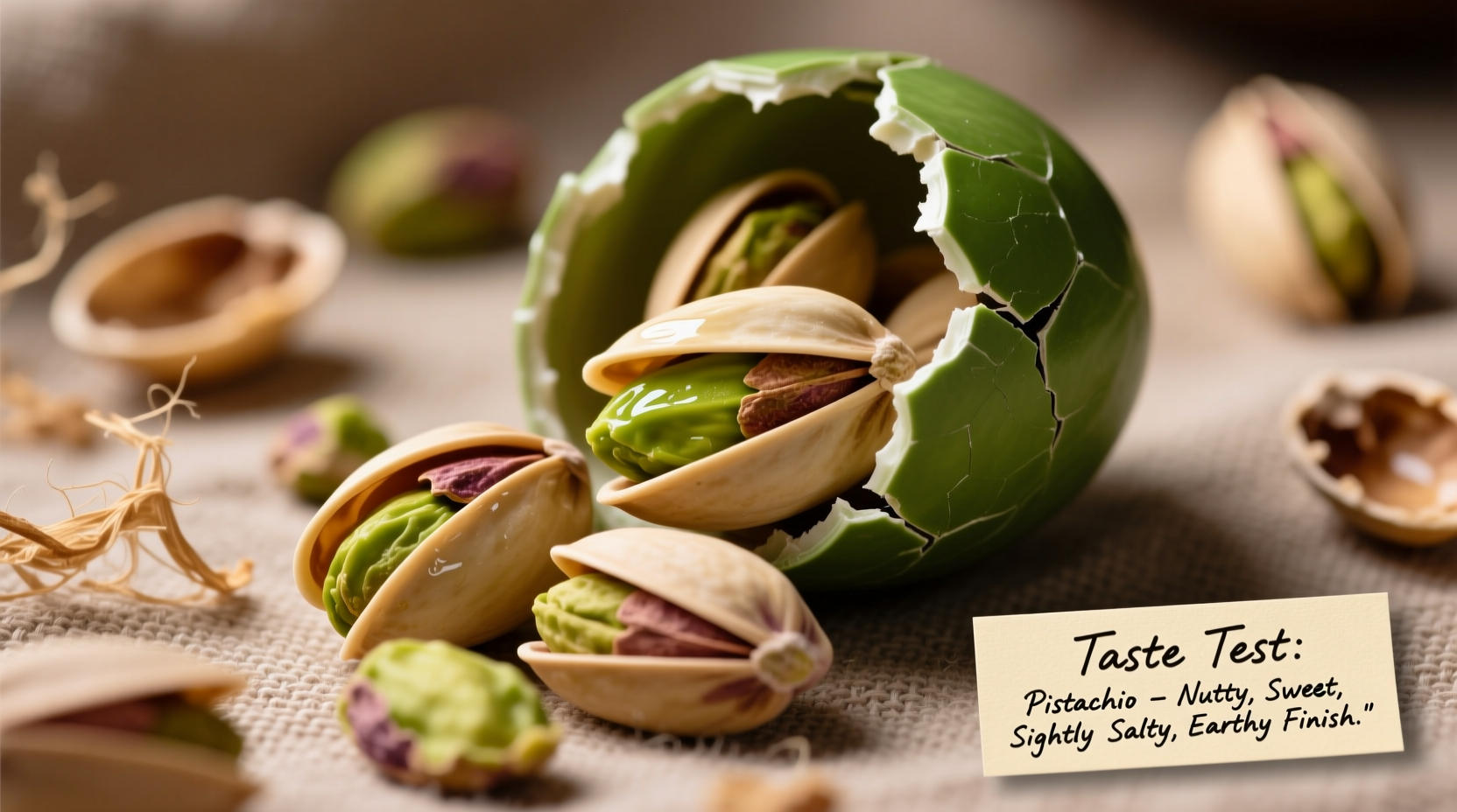 what do pistachios taste like