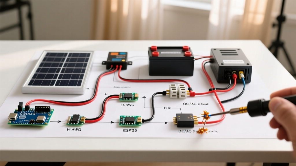 Step-by-Step Wiring Diagram for Solar Panel Appliance Circuits