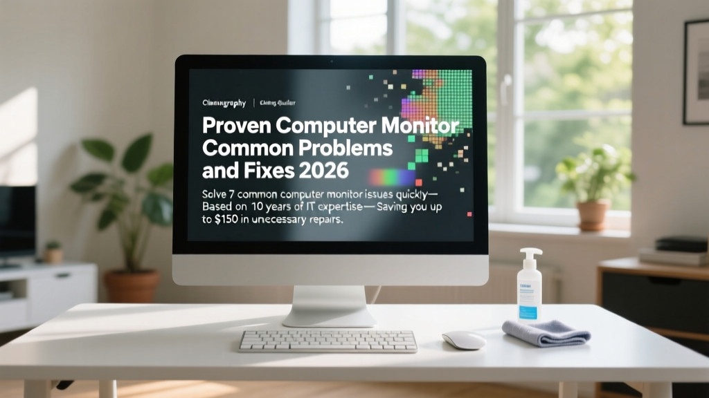 Proven Computer Monitor Common Problems and Fixes 2026