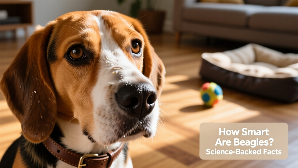 Close-up of a Beagle's wet, wrinkled nose with visible scent-detecting folds