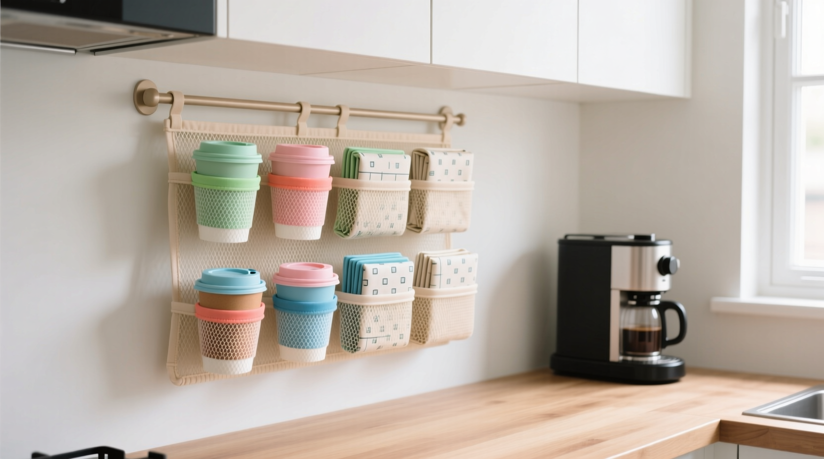 closet organization tips for reusable sleeves wraps