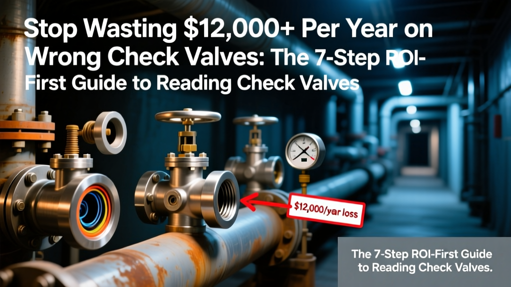 Stop Wasting $12K/Year on Wrong Check Valves