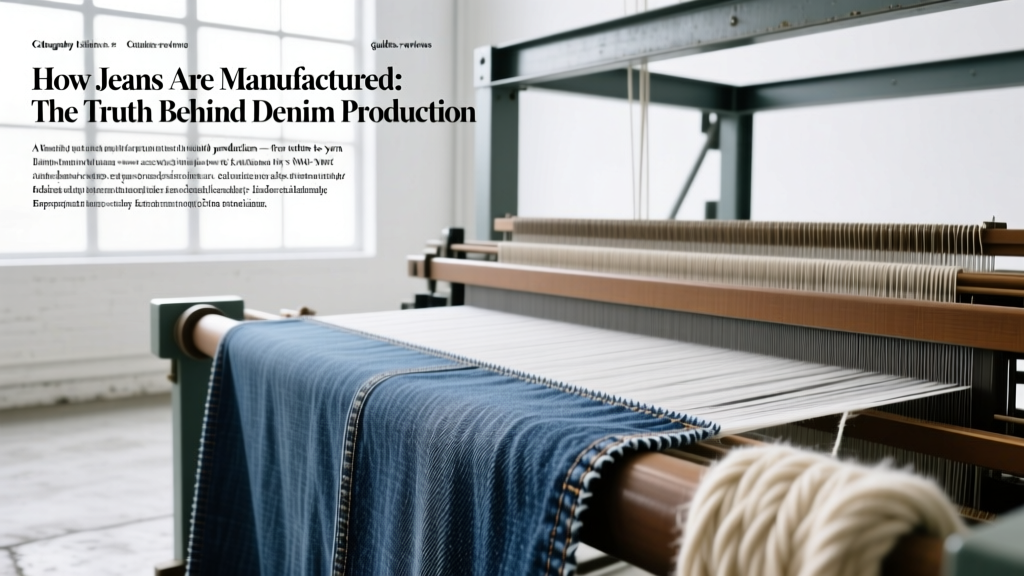How Jeans Are Manufactured: The Truth Behind Denim Production
