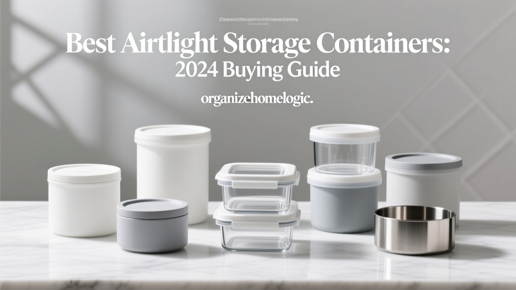 Best Airtight Storage Containers: 2024 Buying Guide