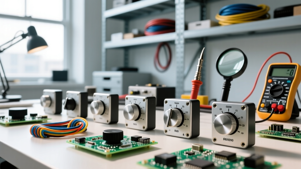 Measure and Identify Different Kinds of Electronic Potentiometer Dials