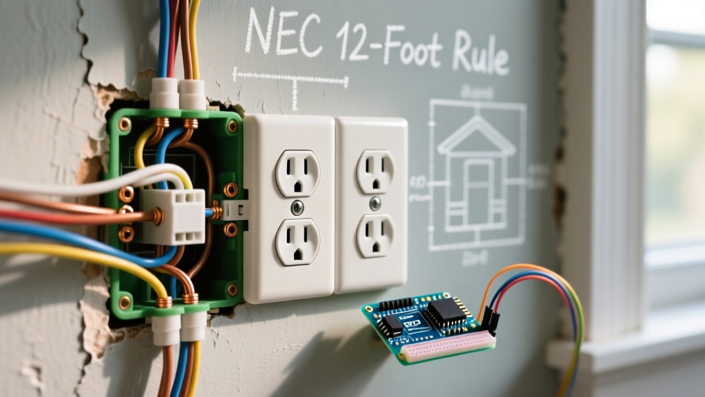 Troubleshooting Electrical Outlet Spacing Residential Code Issues