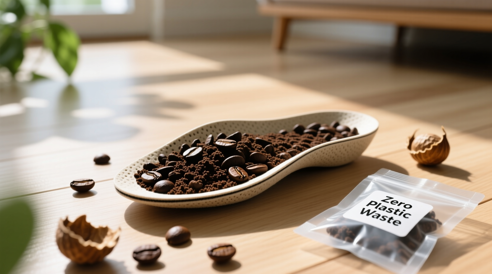 cold brew grounds vs tea leaves for smelly shoes