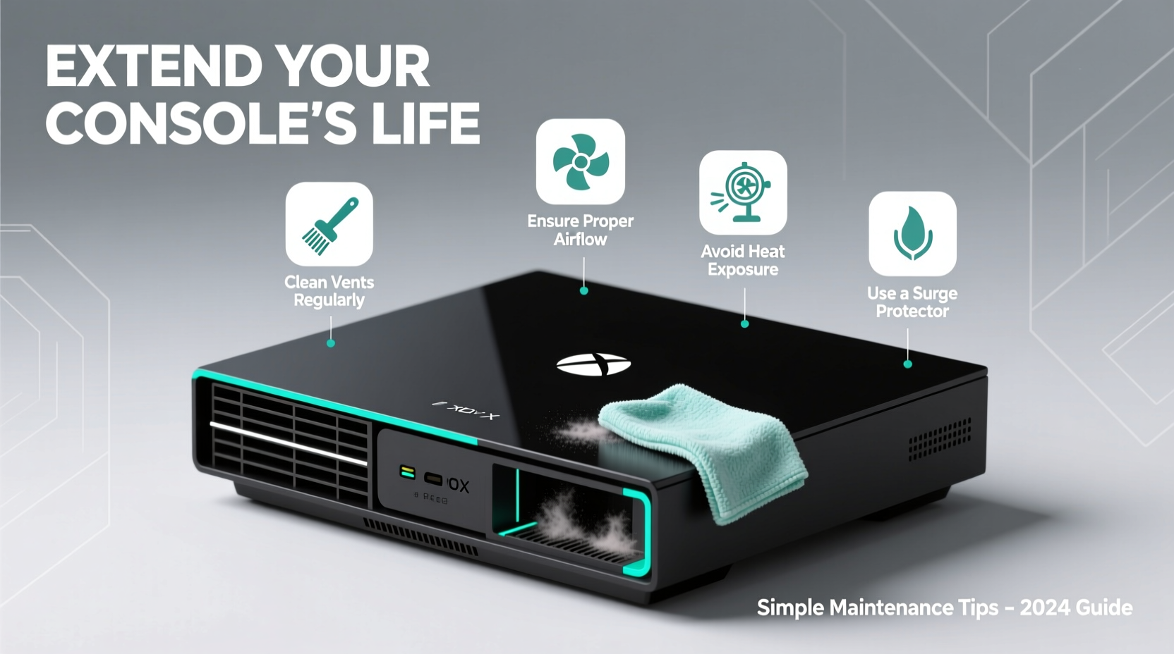 how to extend the life of your gaming console with simple maintenance