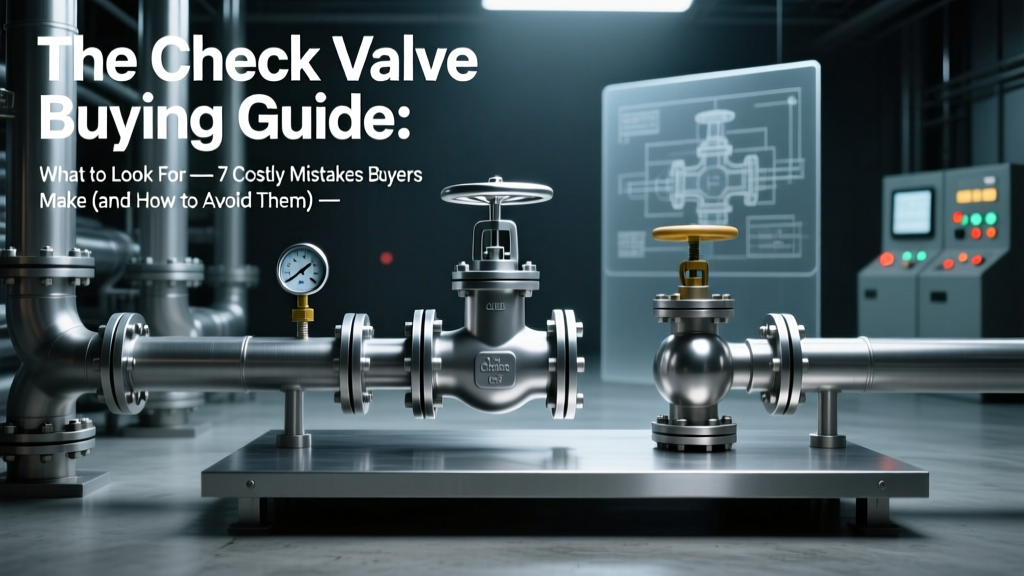 Check Valve Buying Guide: Avoid 7 Costly Mistakes