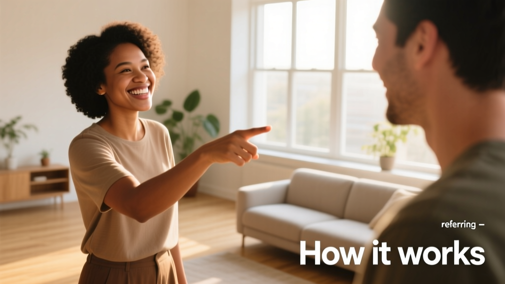 Referring a friend: how it works