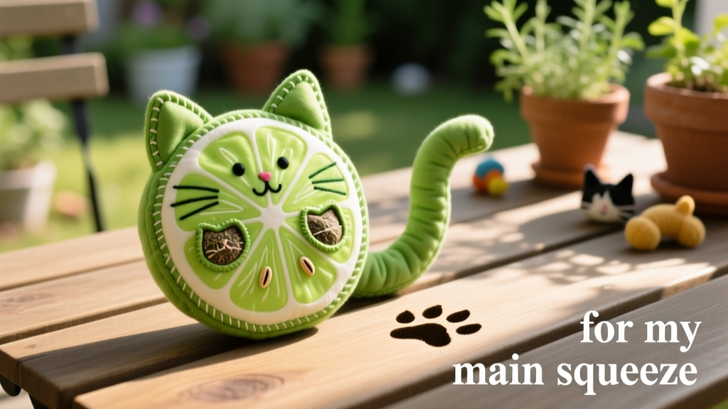 DIY Cat Toys: Make a Lime Slice Double-Catnip Toy for Your Main Squeeze
