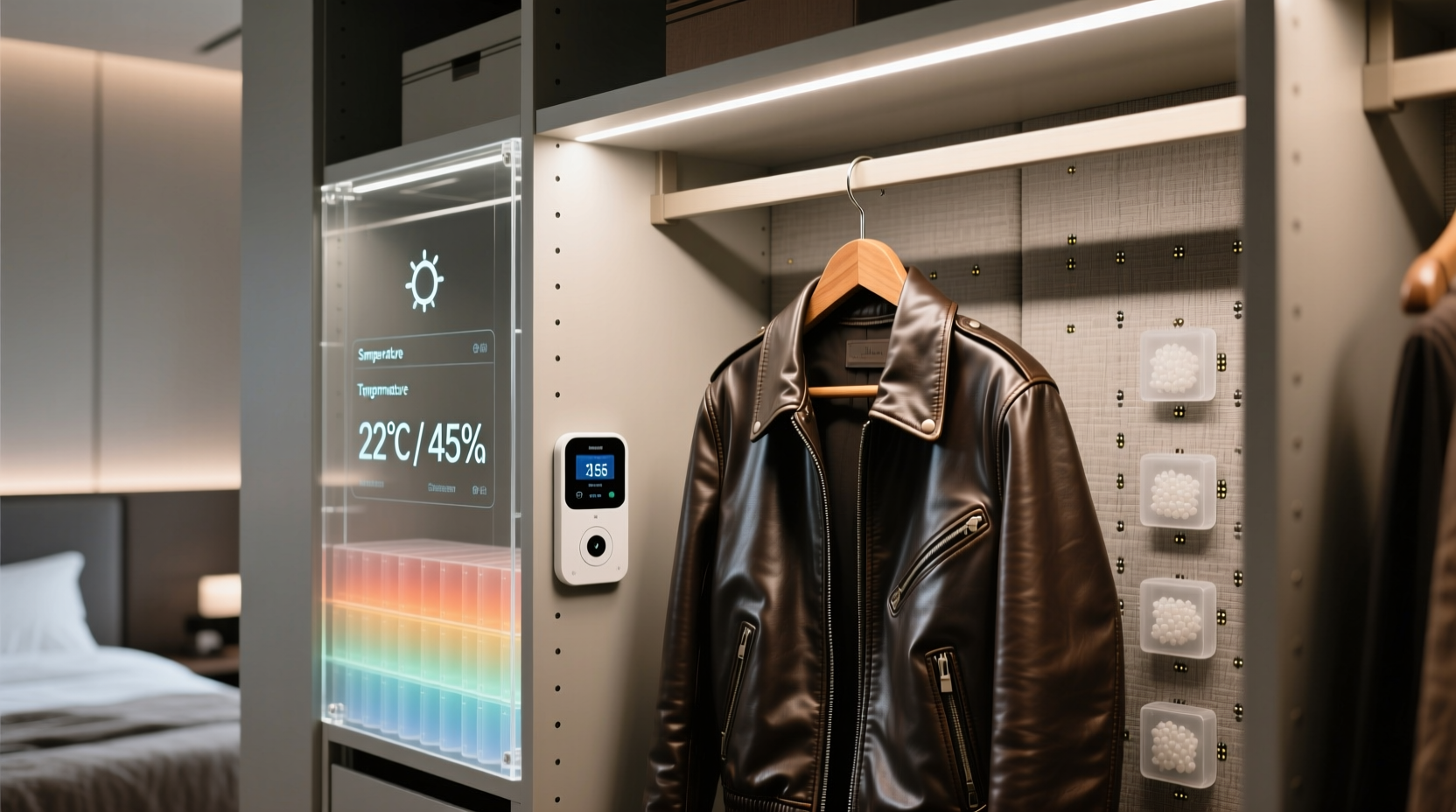 closet organization tips temperature logging for leather jackets