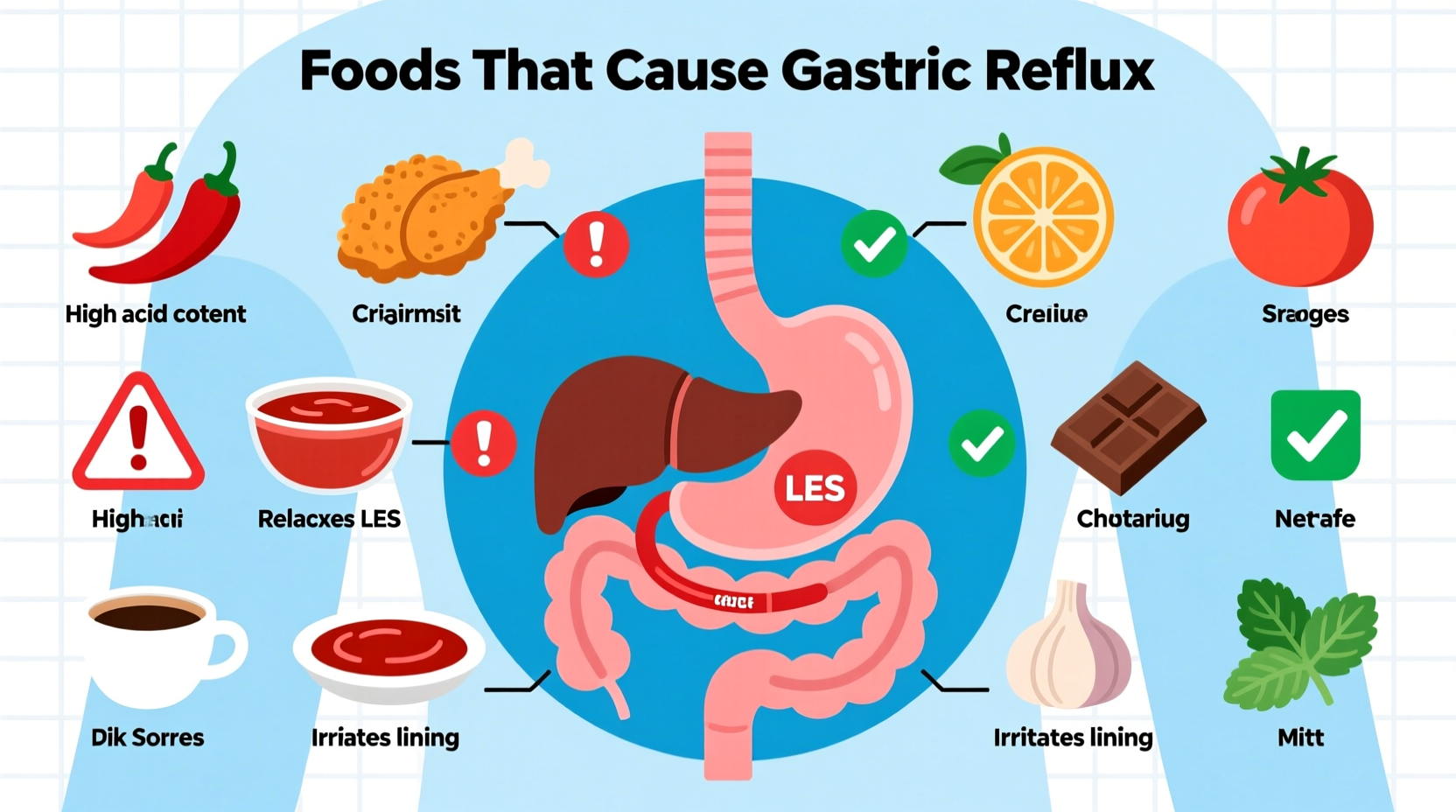 what foods cause gastric reflux
