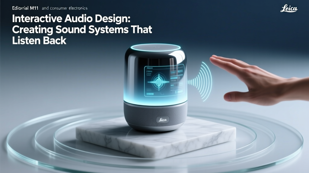 Interactive Audio Design: Sound That Listens Back