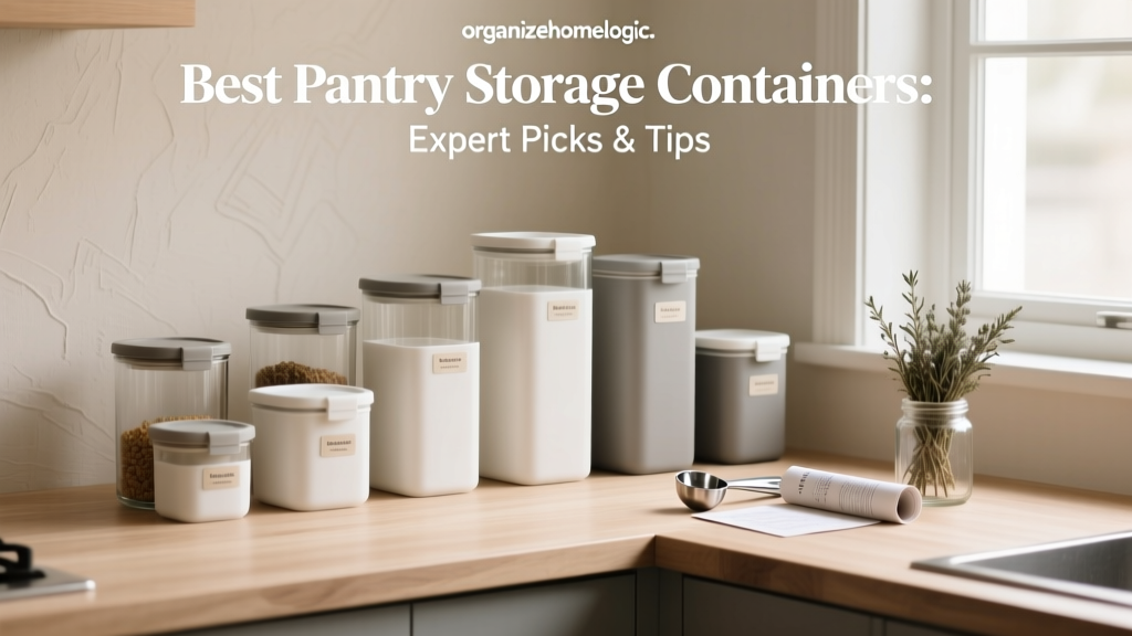 Best Pantry Storage Containers: Expert Picks & Tips