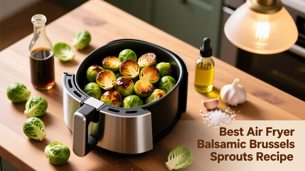 Best Air Fryer Balsamic Brussels Sprouts Recipe