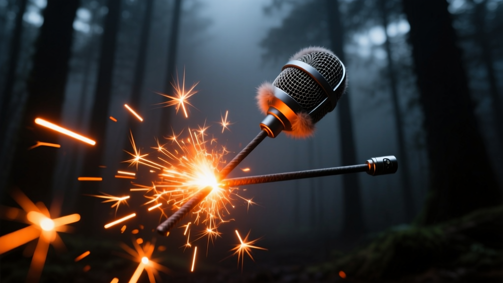 Record a Fire Starter Spark: Wireless Audio Gear for High Transients