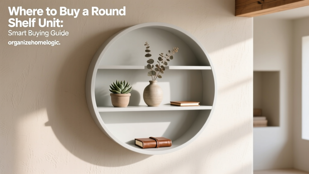 Where to Buy a Round Shelf Unit: Smart Buying Guide