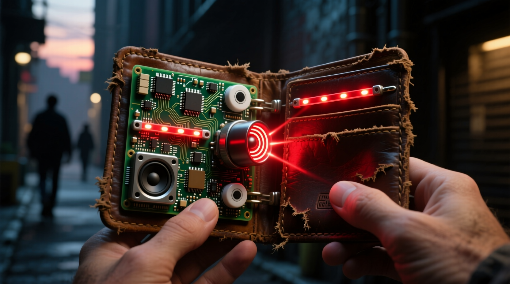 hack together your own wallet alarm to thwart pickpocke