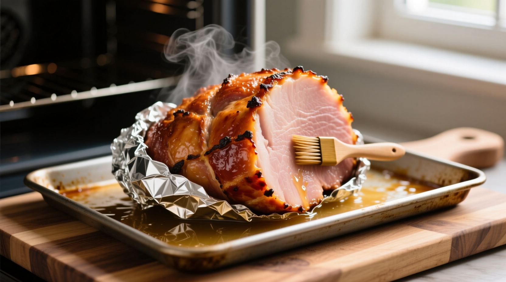 how long to warm a cooked ham
