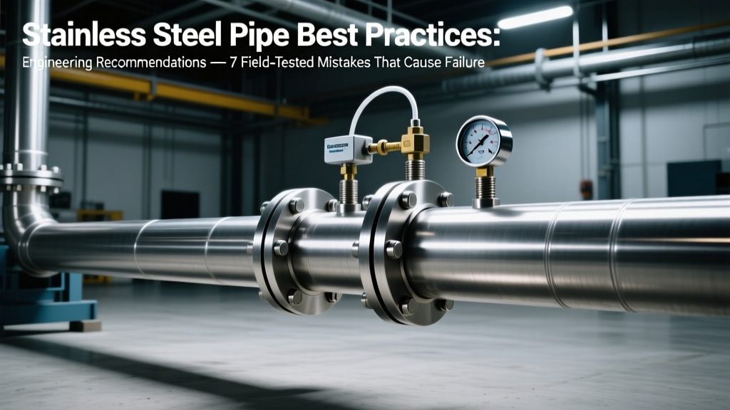Stainless Steel Pipe Best Practices: Avoid Costly Failures
