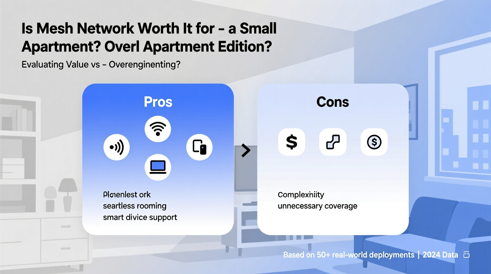 is a mesh network worth it for a small apartment or overkill