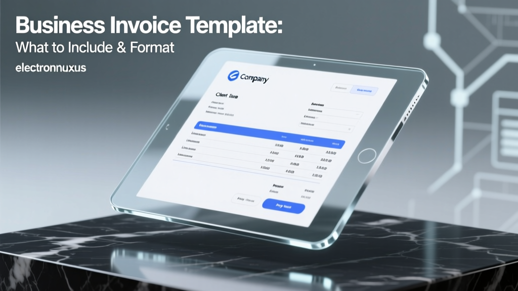 Business Invoice Template: What to Include & Format