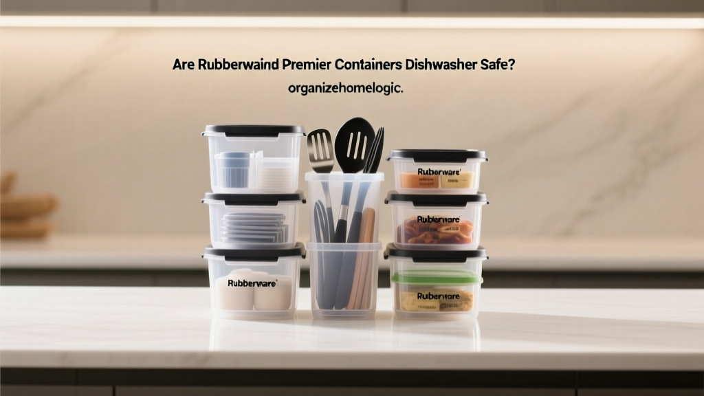 Are Rubbermaid Premier Containers Dishwasher Safe?