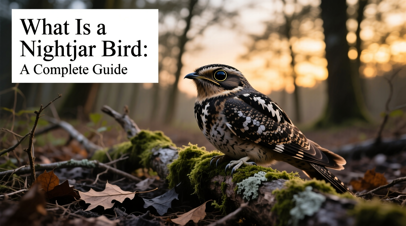 what is a nightjar bird