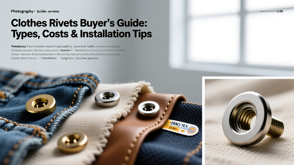 Clothes Rivets Buyer’s Guide: Types, Costs & Installation Tips