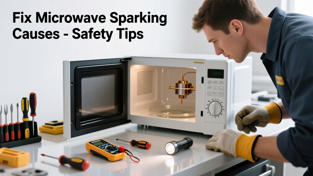 Fix Microwave Sparking: Causes, Fixes & Safety Tips