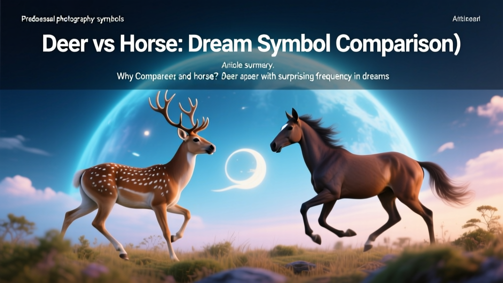 Deer vs Horse: Dream Symbol Comparison