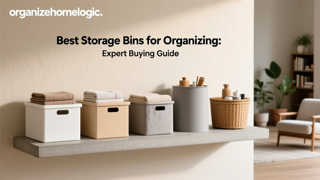 Best Storage Bins for Organizing: Expert Buying Guide