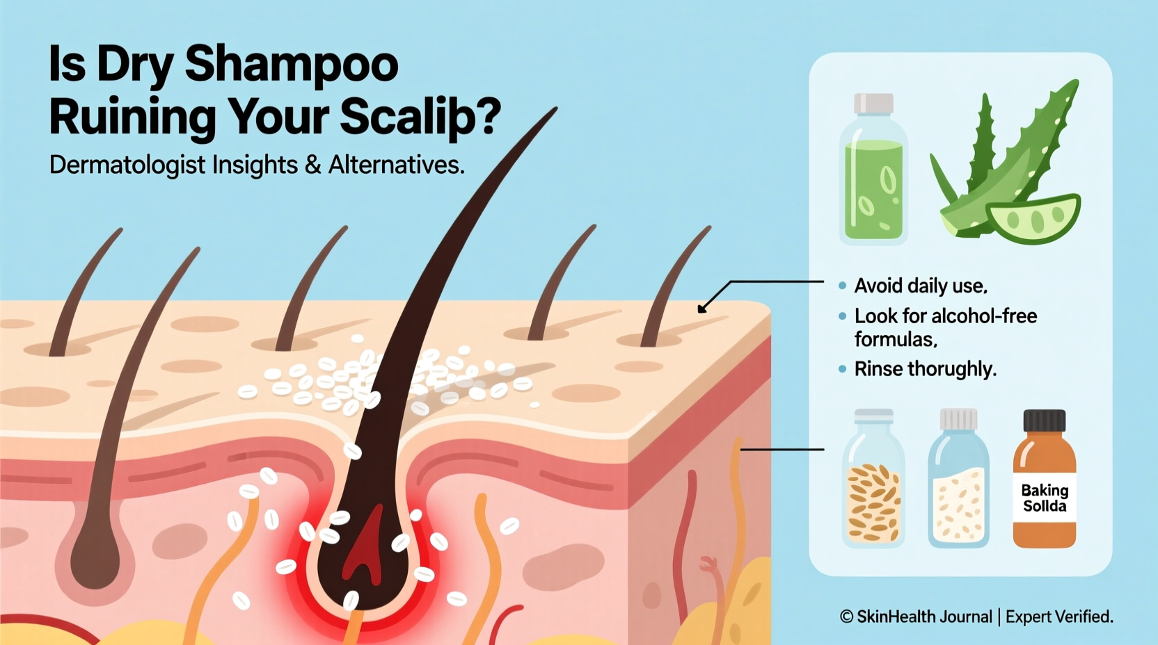 is dry shampoo ruining your scalp dermatologist insights and alternatives