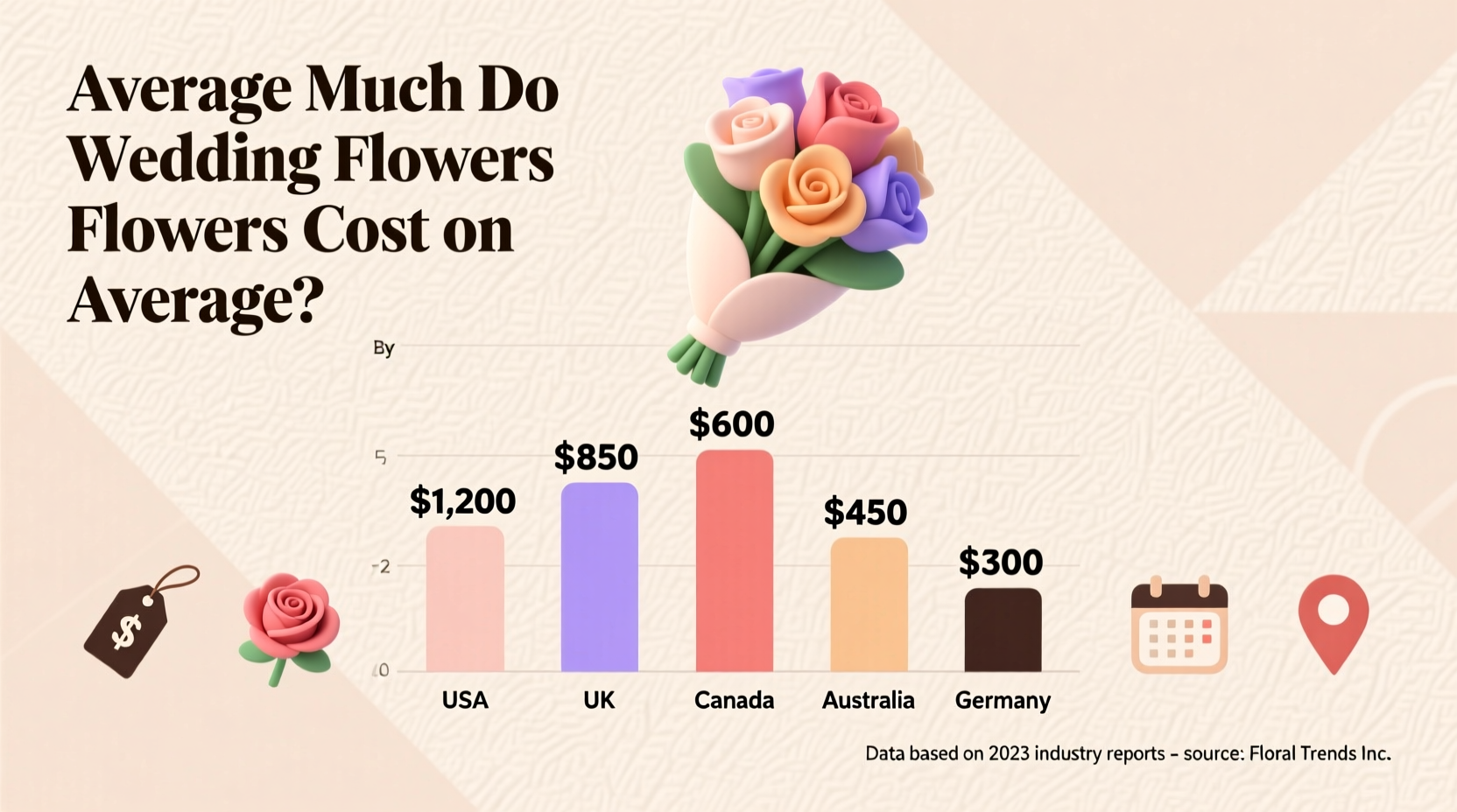 how much do wedding flowers cost