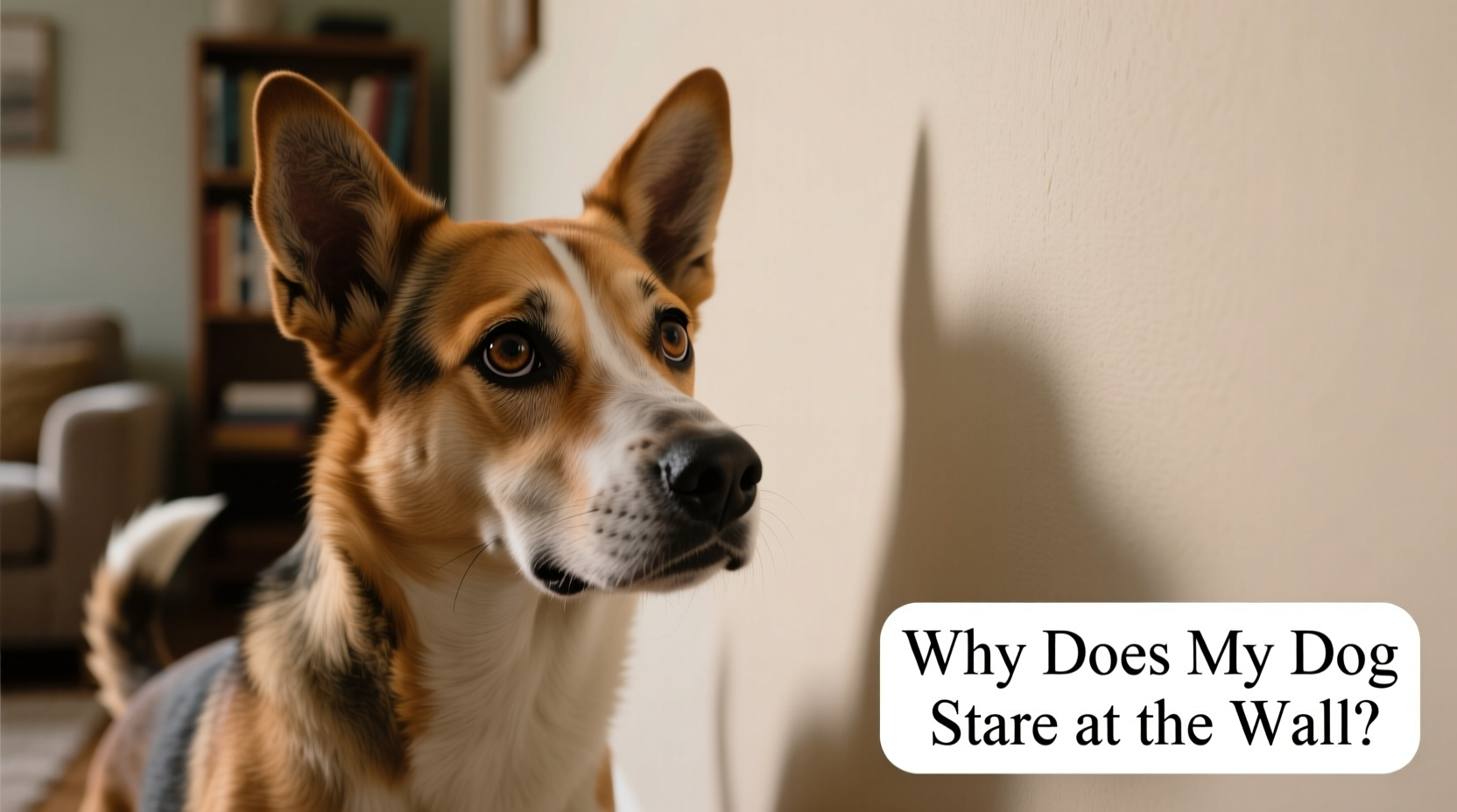 why does my dog stare at the wall and when it could signal a health issue