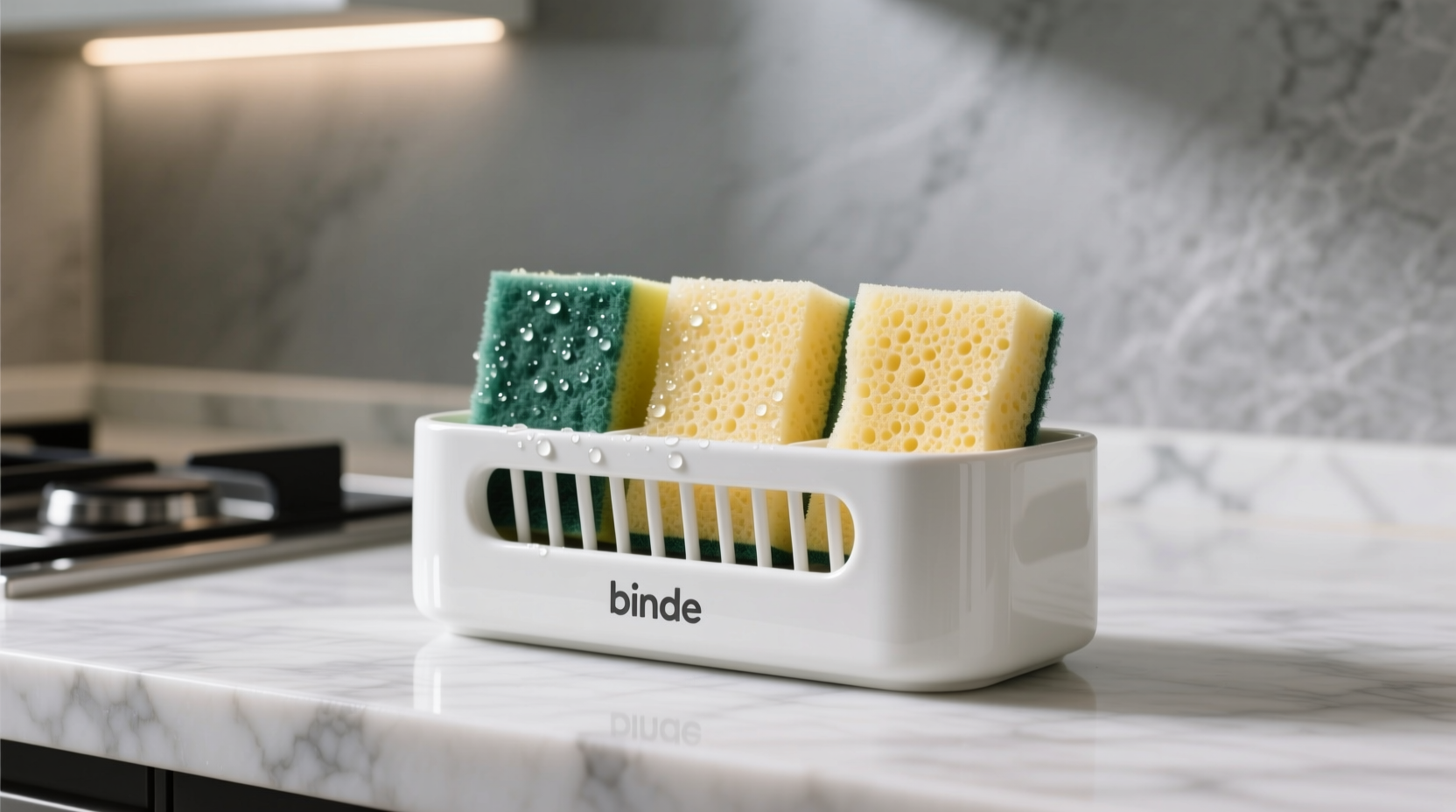 keep your kitchen sponges dry and grime free with binde
