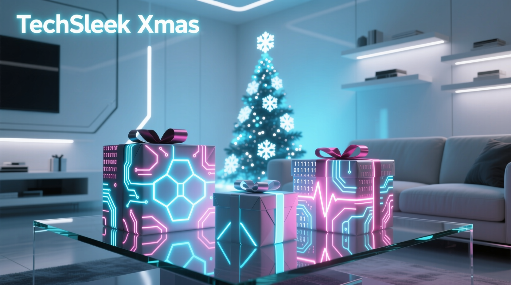 how to wrap presents with christmas light patterns for a techy twist