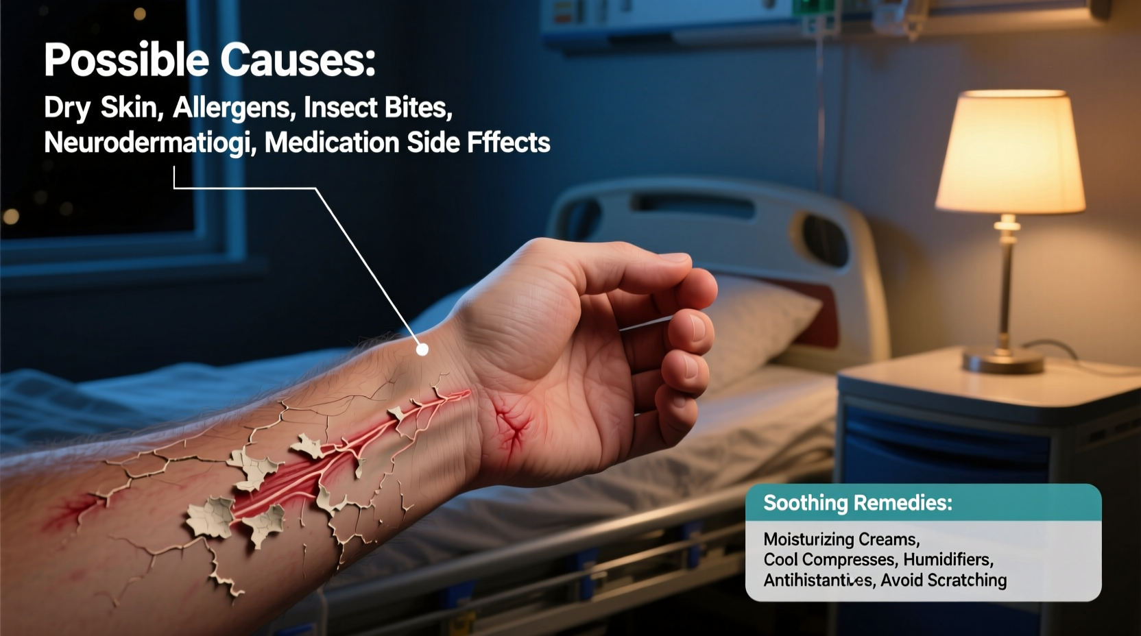 why does my skin itch at night possible causes and soothing remedies