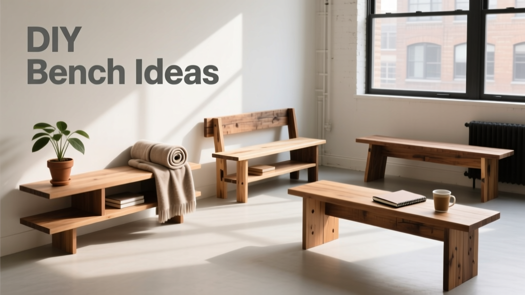 12 DIY Bench Ideas for Bedroom Comfort