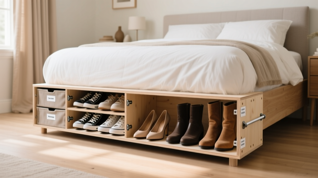 DIY Under-Bed Shoe Organizer: Simple & Renter-Friendly