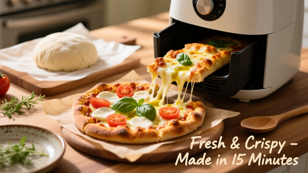 Homemade French Bread Pizza in Air Fryer (Crispy!)