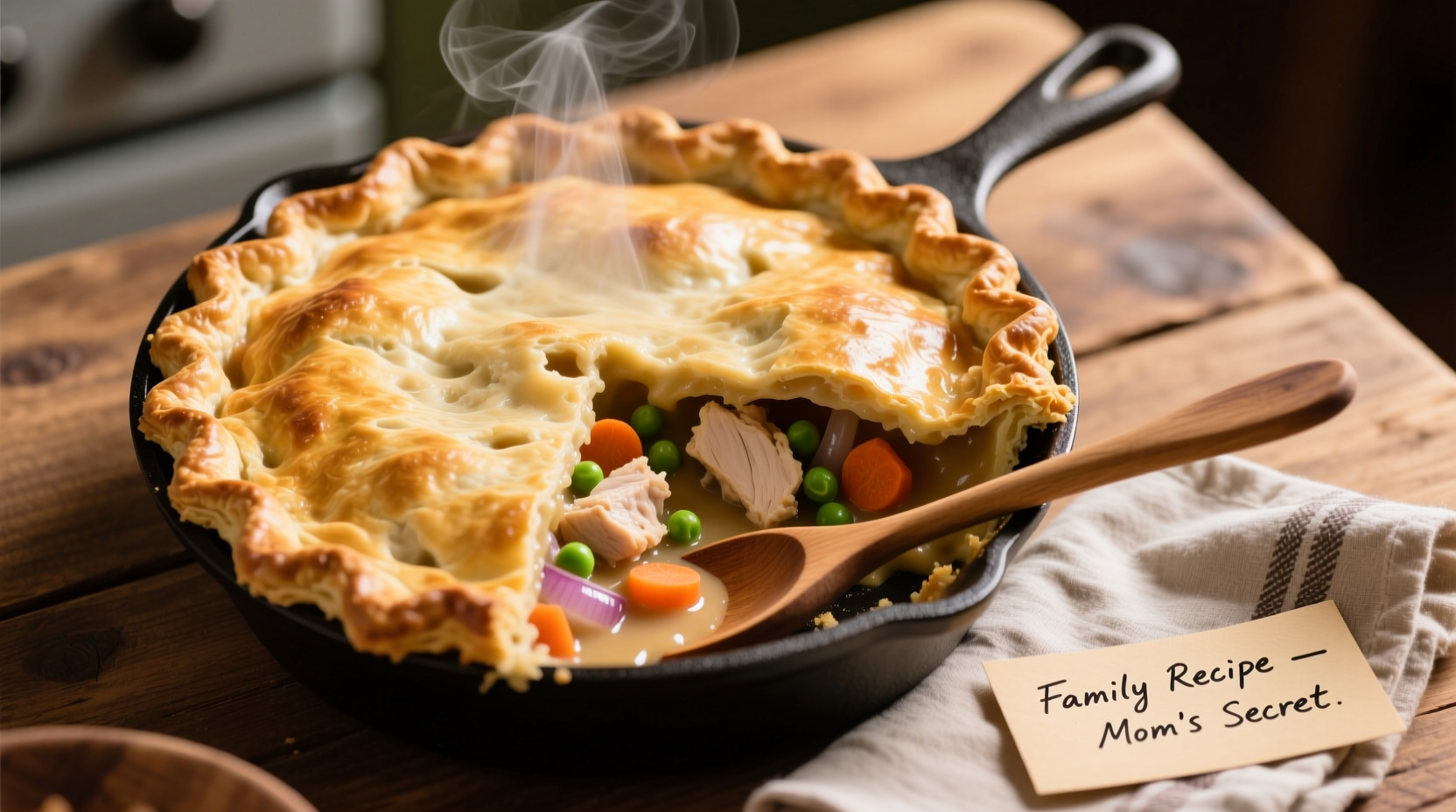 how to cook chicken pot pie