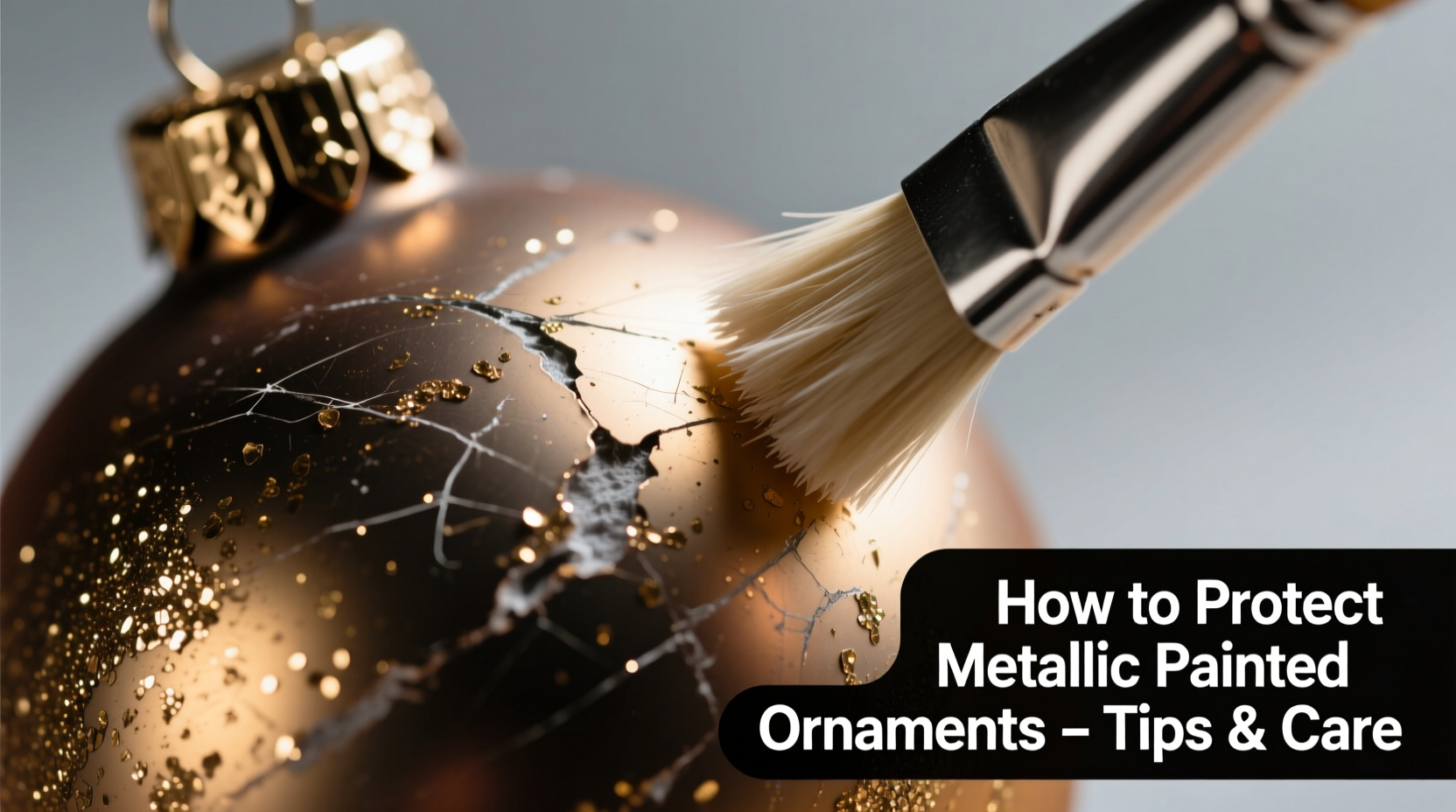do metallic painted ornaments scratch easily and how to protect their finish