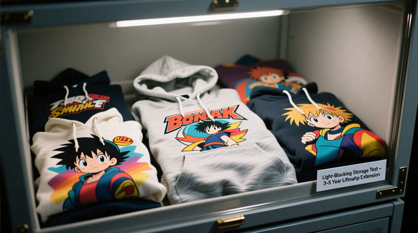 how to store anime hoodies without fading